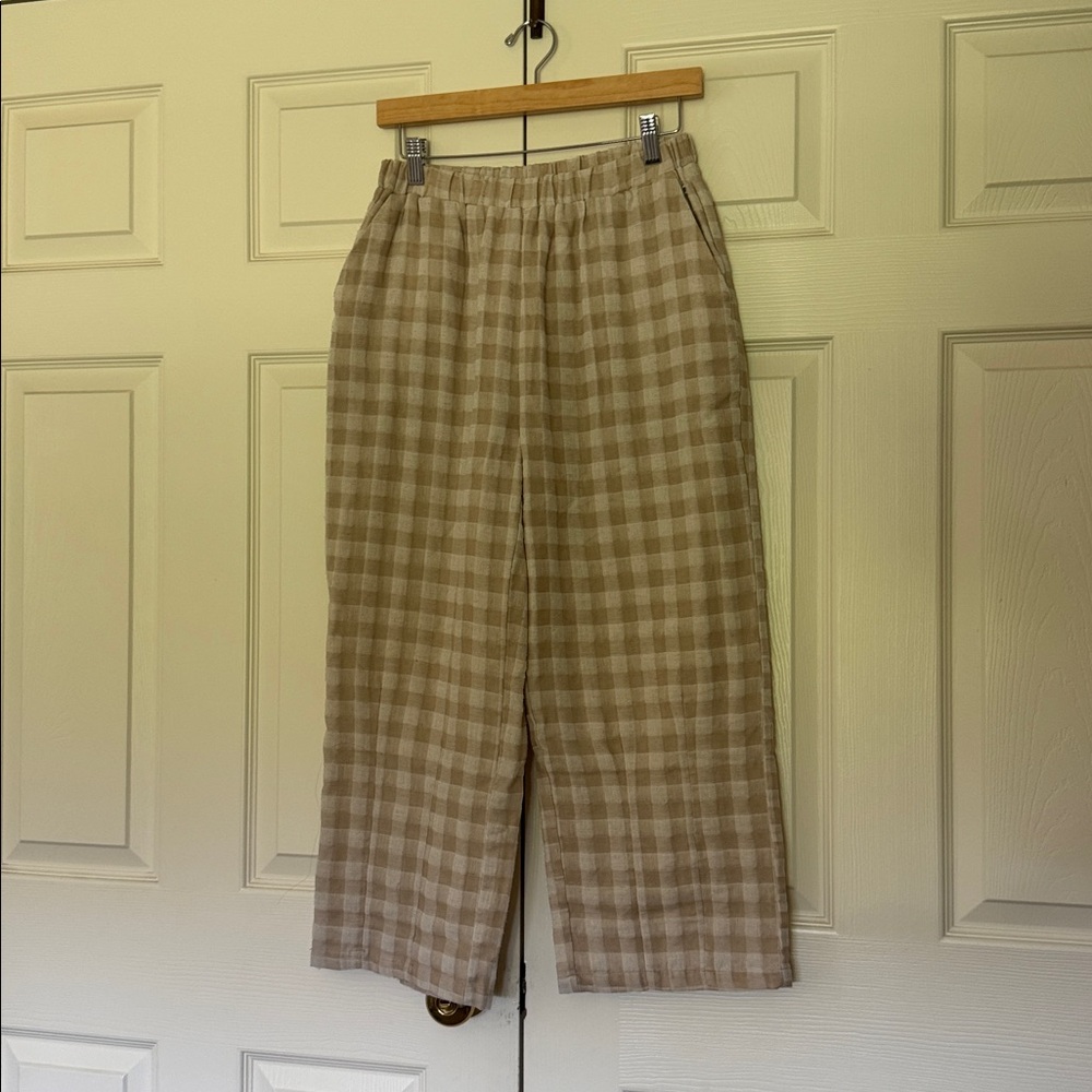 CJLA Plaid Beige Pants